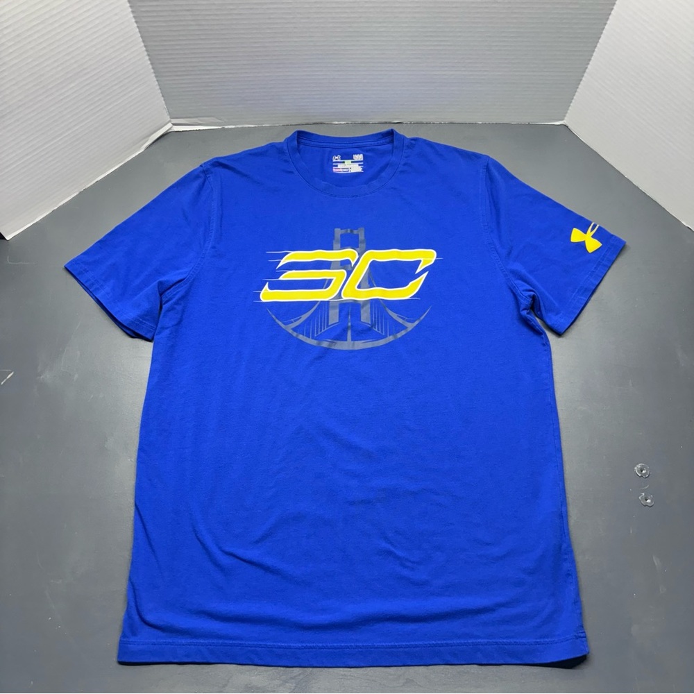 Under Armour Men's Stephen Curry Shirt NBS Warriors T Shirt Sz L
